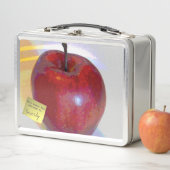 Apfel und Birne Metall Brotdose (Beispiel)