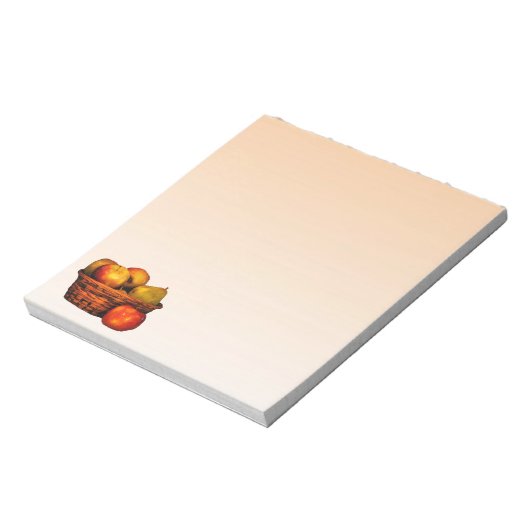Äpfel und Birnen Notizblock (Rotiert)