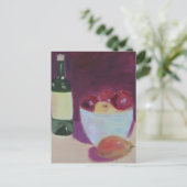 "Äpfel und Birnen" Postkarte (Stehend Vorderseite)