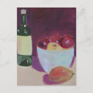 "Äpfel und Birnen" Postkarte