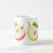 Apfel- und Birnenhalben Kaffeetasse (Mittel)