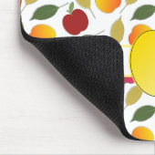 Äpfel und Blätter Mousepad (Ecke)