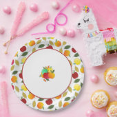 Äpfel und Blätter Pappteller (Party)