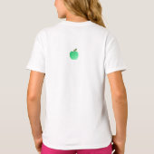 Äpfel und Blätter T-Shirt (Rückseite)