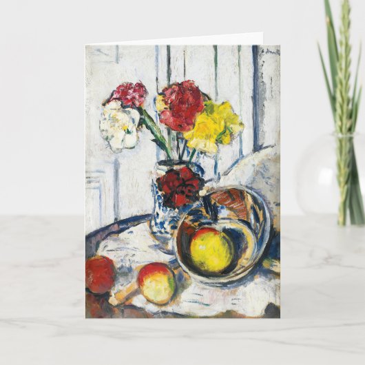 Äpfel und Blume | George Leslie Hunter Karte (Vorderseite)