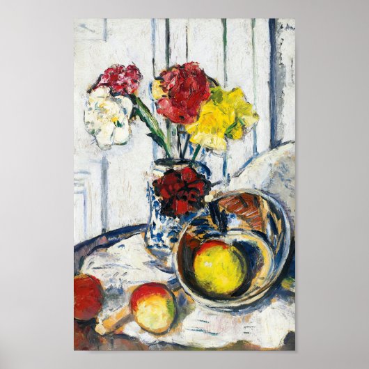 Äpfel und Blume | George Leslie Hunter Poster (Vorne)