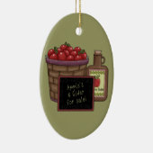 Äpfel und Cider Kitchen Ornament (Rechts)