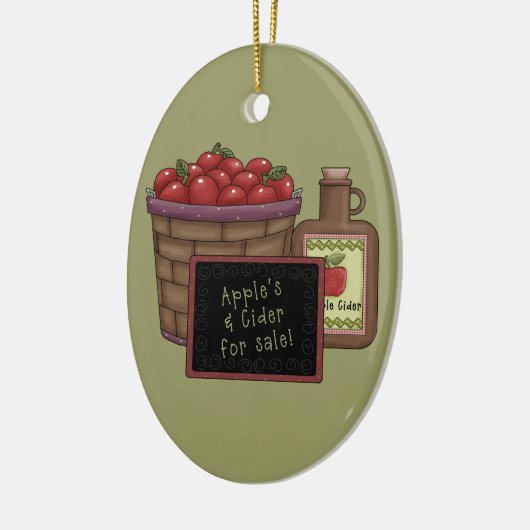 Äpfel und Cider Kitchen Ornament (Links)