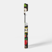 Äpfel und Cupcakes Monogramm iPhone Hülle (Linke Seite)