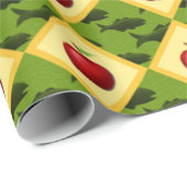 Äpfel und Fische Geschenkpapier (Rolleneckpunkt)