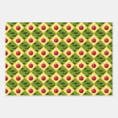 Äpfel und Fische Geschenkpapier Set (Vorderseite 3)