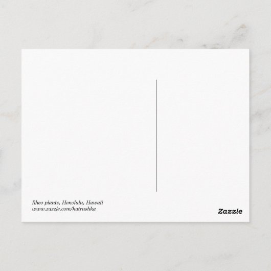 Äpfel und Golden Postkarte (Rückseite)