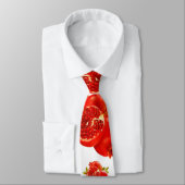 Äpfel und Granatapfel Krawatte (Gebunden)