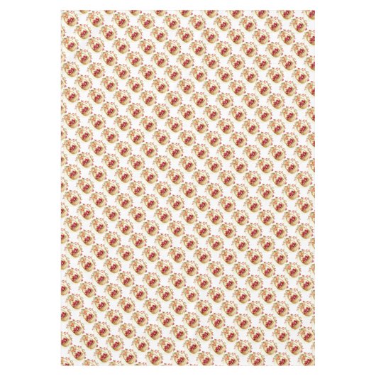 Äpfel und Herz Tischdecke (Vorderseite)