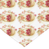 Äpfel und Herz Tischdecke (Schrägansicht)