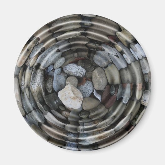 Äpfel und Kies Magnet (Vorne)