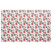 Apfel und Kirsche. Stoff (Fat Quarter (45,7 x 55,9 cm))