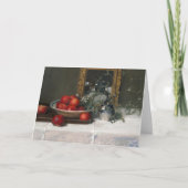 Äpfel und Mistletoe | Lucie R. A. Laridon Karte (Vorderseite)