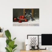 Äpfel und Mistletoe | Lucie R. A. Laridon Poster (Heimbüro)