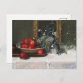 Äpfel und Mistletoe | Lucie R. A. Laridon Postkarte (Vorne/Hinten)