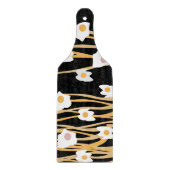 Äpfel und Nudeln Abendessen Muster Schneidebrett (Vorderseite)