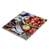 Äpfel und Nüsse Fliese (Seite)