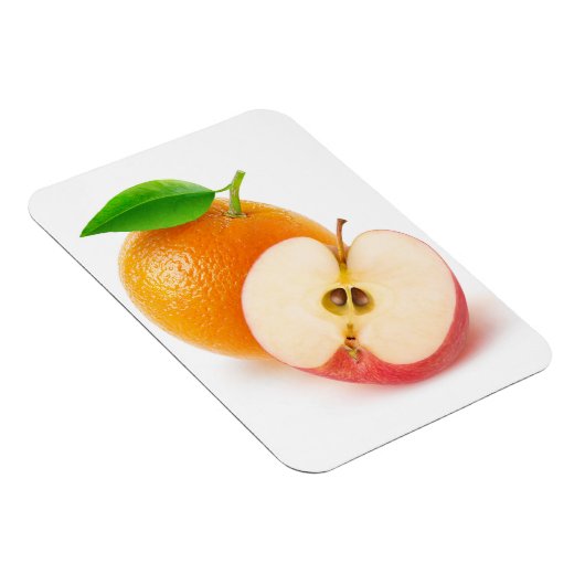 Apfel und Orange Magnet (Rechte Seite)