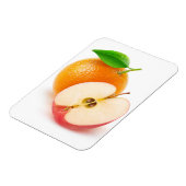 Apfel und Orange Magnet (Linke Seite)