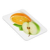 Apfel und Orange Magnet (Rechte Seite)