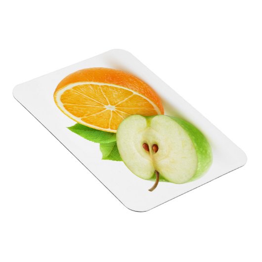 Apfel und Orange Magnet (Rechte Seite)