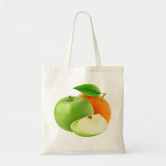 Apfel und Orange Tragetasche (Vorne)
