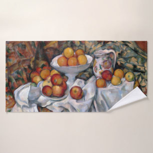 Äpfel und Orangen, Paul Cezanne, 1895-1900 Badehandtuch