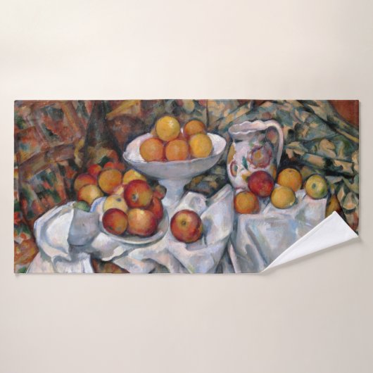 Äpfel und Orangen, Paul Cezanne, 1895-1900 Badehandtuch (Badehandtuch)