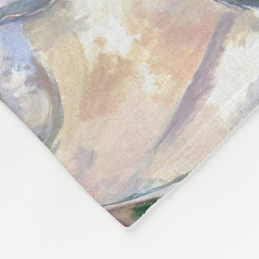 Äpfel und Orangen, Paul Cezanne, 1895-1900 Fleecedecke (Ecke)