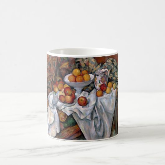 Äpfel und Orangen, Paul Cezanne, 1895-1900 Kaffeetasse (Mittel)