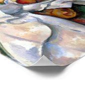 Äpfel und Orangen, Paul Cezanne, 1895-1900 Poster (Ecke)