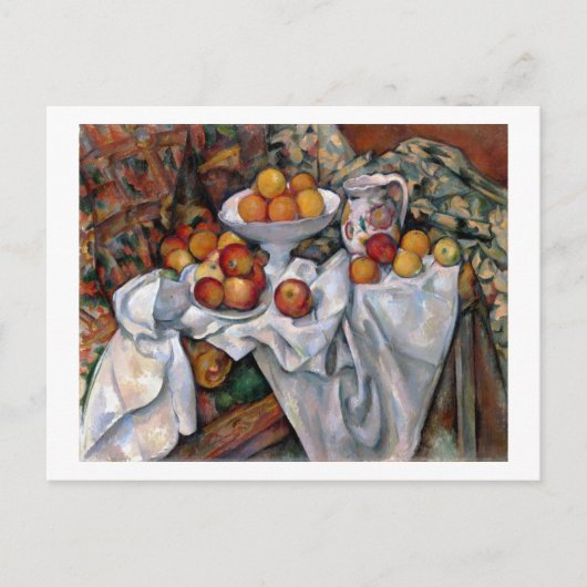 Äpfel und Orangen, Paul Cezanne, 1895-1900 Postkarte (Vorderseite)