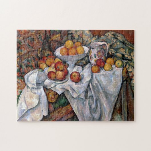 Äpfel und Orangen, Paul Cezanne, 1895-1900 Puzzle (Horizontal)