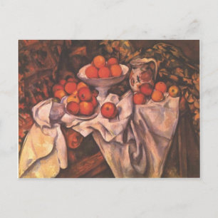 Äpfel und Orangen von Paul Cezanne (1839-1906) Postkarte
