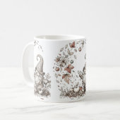 Äpfel und Santa-Tasse Tee Tasse weiße Keramik (Vorderseite Links)