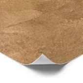 Apfel und sein Schatten Wasserfarbenposter Poster (Ecke)