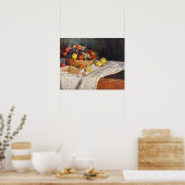 Äpfel und Trauben (1879-1880) von Claude Monet Poster (Küche)