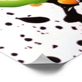 Apfel- und Zitrusbrand Poster (Ecke)