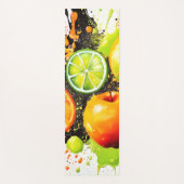 Apfel- und Zitrusbrand Yogamatte (Vorderseite)
