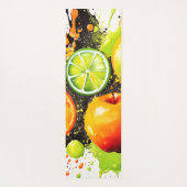 Apfel- und Zitrusbrand Yogamatte (Rückseite)