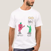 Apfel und Zwiebel T-Shirt (Vorderseite)