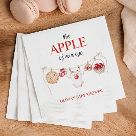 Apfel unserer Augapfel-Harvest-Fall-Baby-Dusche Serviette