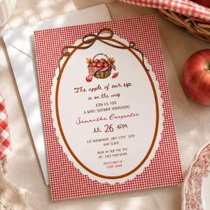 Apfel Unserer Augen Fall-Baby-Shower-Einladung Einladung