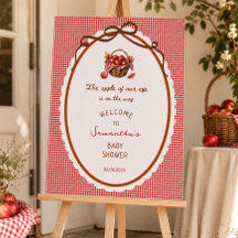 Apfel Unserer Augen Fall Baby Shower Willkommenssc