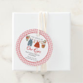 Apfel unserer Augen Fruit Fall Babydusche danke Geschenkanhänger (Beispiel)